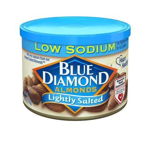 Blue Diamond LOW SODIUM ALMONDS 12 X 170G