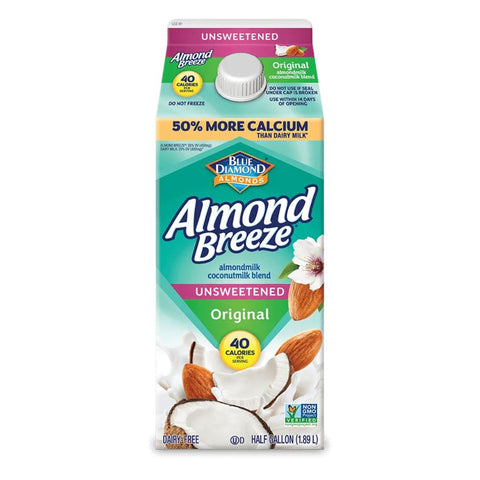 BLUE DIAMOND BREEZE ALMOND COCONUT UNSWEETENED 32OZ / 12