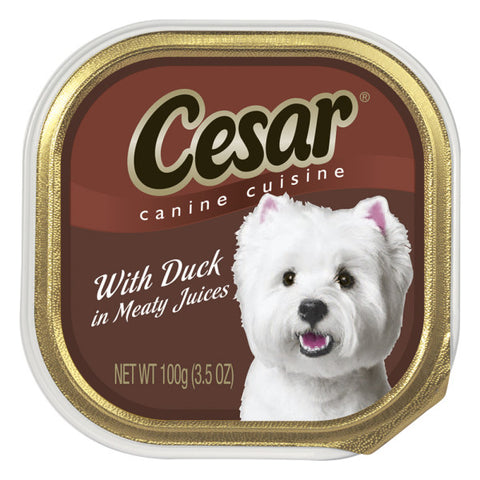 CESAR CANINE DINNER DUCK 3.5OZ / 24Pack