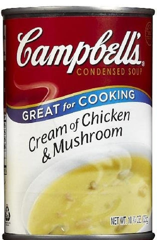 CAMBELL'S CREAM OF CHICKEN MUSHROOM CAN 10.75 oz x 12 Pack