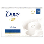 DOVE WHITE BAR SOAP 16CT
