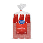 BJ RED PLASTIC CUP 240CT/18OZ