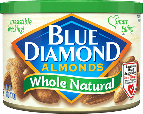 BLUE DIAMOND WHOLE NATURAL ALMOND 12 X 170G