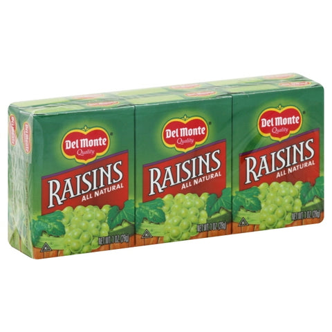 DEL MONTE RAISINS 6x1oz - 24Pack