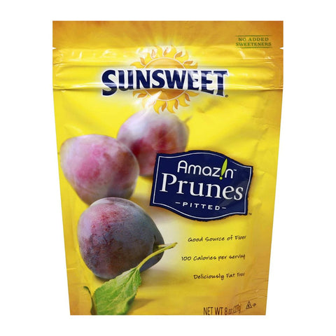 SUNSWEET POUCH PITTED PRUNE 12/8OZ