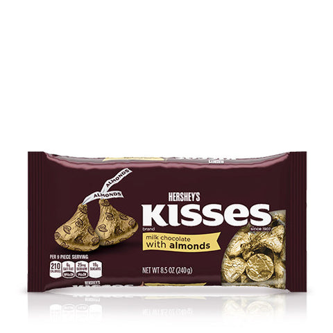 HERSHEY'S KISSES With ALMOND 7.6OZ x 8