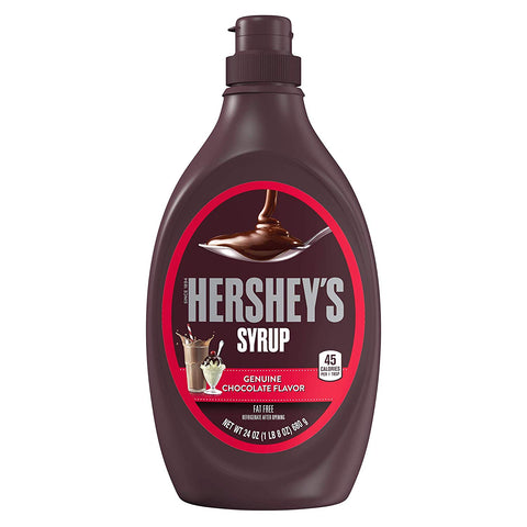 HERSHEY'S SYRUP CHOCOLATE BOTTLE  24OZ x 24Pack
