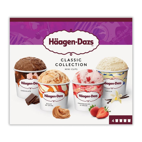 Haagen-Dazs® Classic Collection Mini Cup Multipack 12 X 4X 95ML