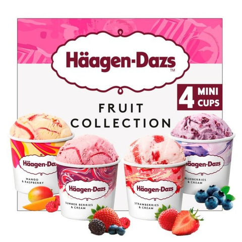 Haagen-Dazs® Fruit Collection Mini Cup Multipack 12X 4X 95ML