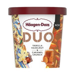 Haagen-Dazs® DUO VANILLA HAZEL & CARAMEL CRUNCH 8X460ML