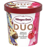 Haagen-Dazs® DUO VANILLA BROWNIE RASPBERRY CRUNCH 8X460ML