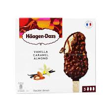 HÄAGEN-DAZS VANILLA CARAMEL ALMOND BAR ( 12X3 packs)