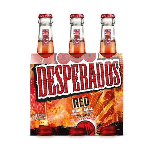 DESPERADOS RED BOTTLE 33CL 8X3PK