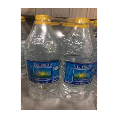 HEAVENLY WATER BOTTLE 5L x 4 Pack