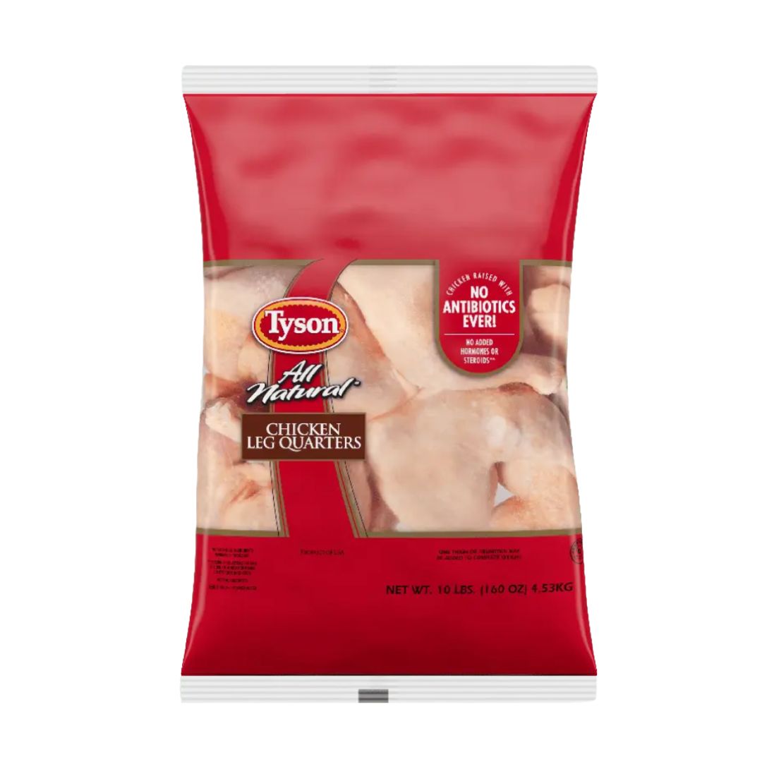 FROZEN TYSON CHICKEN LEG QUARTERS 15KG