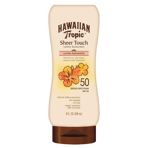 HAWAIIAN TROPIC SHEER TOUCH LOTION SPF50 8OZ/12CS