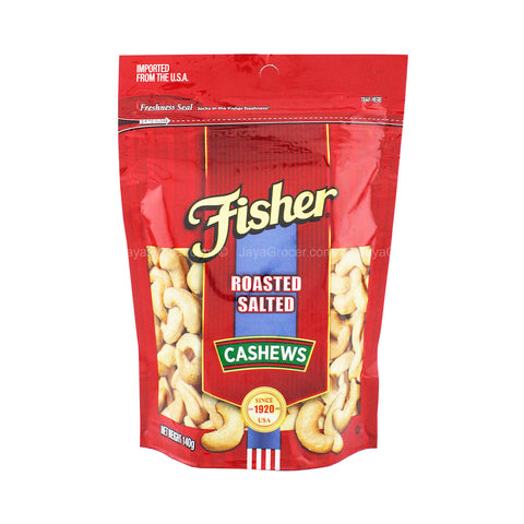 FISHER CASHEW ROASTED SALTED 140G | Divico Cash & Carry Sint Maarten