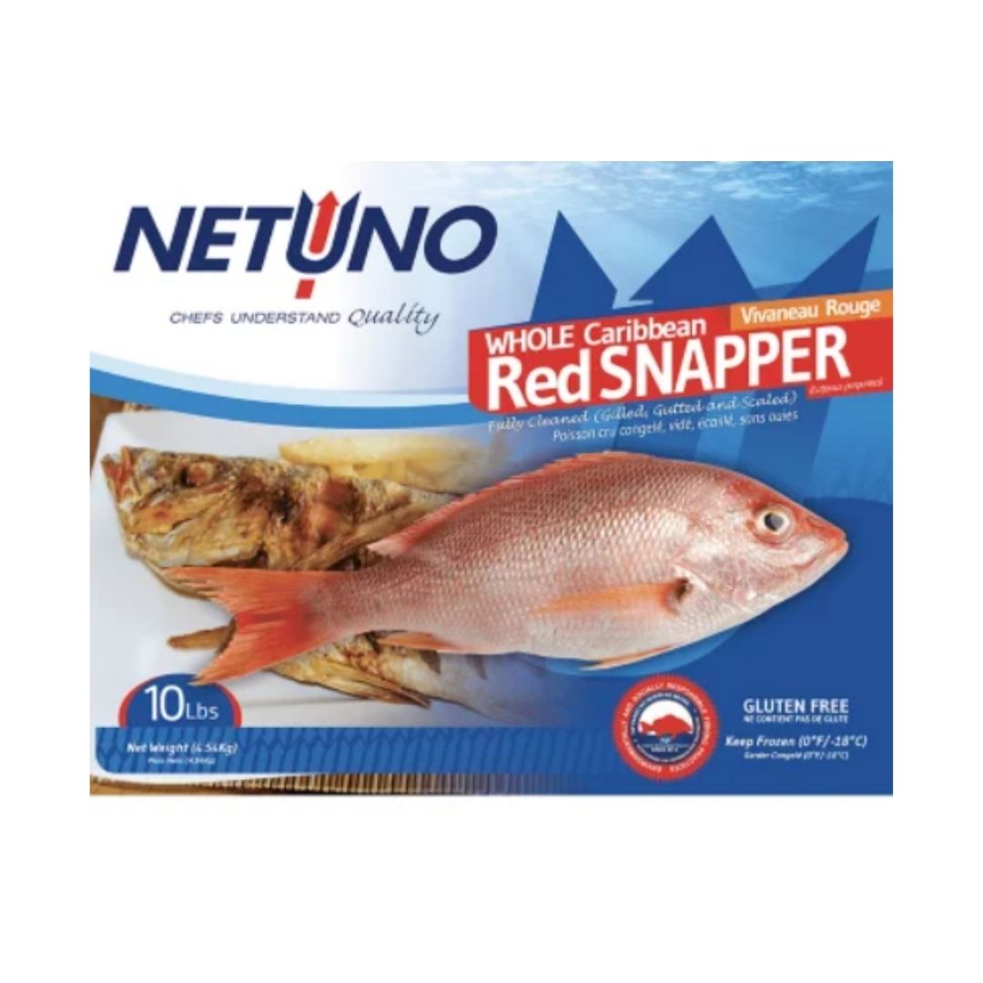 Snapper Box WHOLE RED SNAPPER 1-2LB / 10LBCS – Divico.Shop