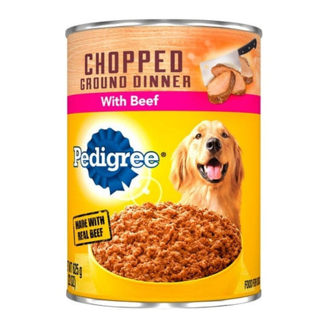 PEDIGREE CHOPPED BEEF 22OZ x 12Pack