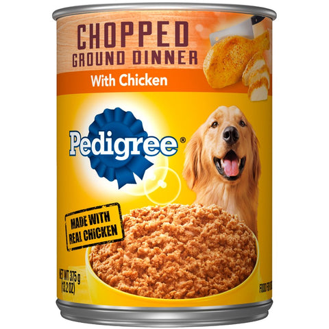 PEDIGREE CHOPPED CHICKEN 13.2OZ /12/CS