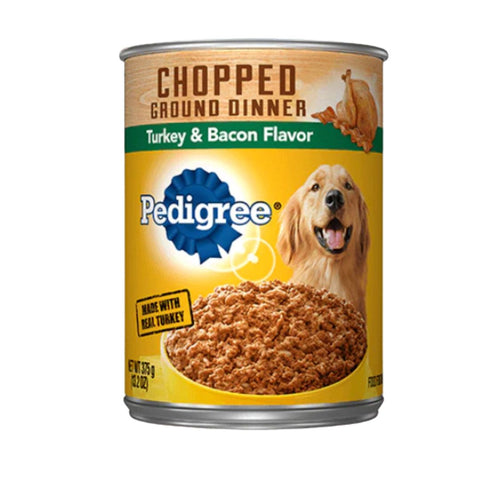 PEDIGREE CHOPPED TURKEY & BACON 13.2 OZ / 12