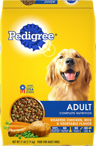 PEDIGREE ADULT DOG FOOD  17LB x 1