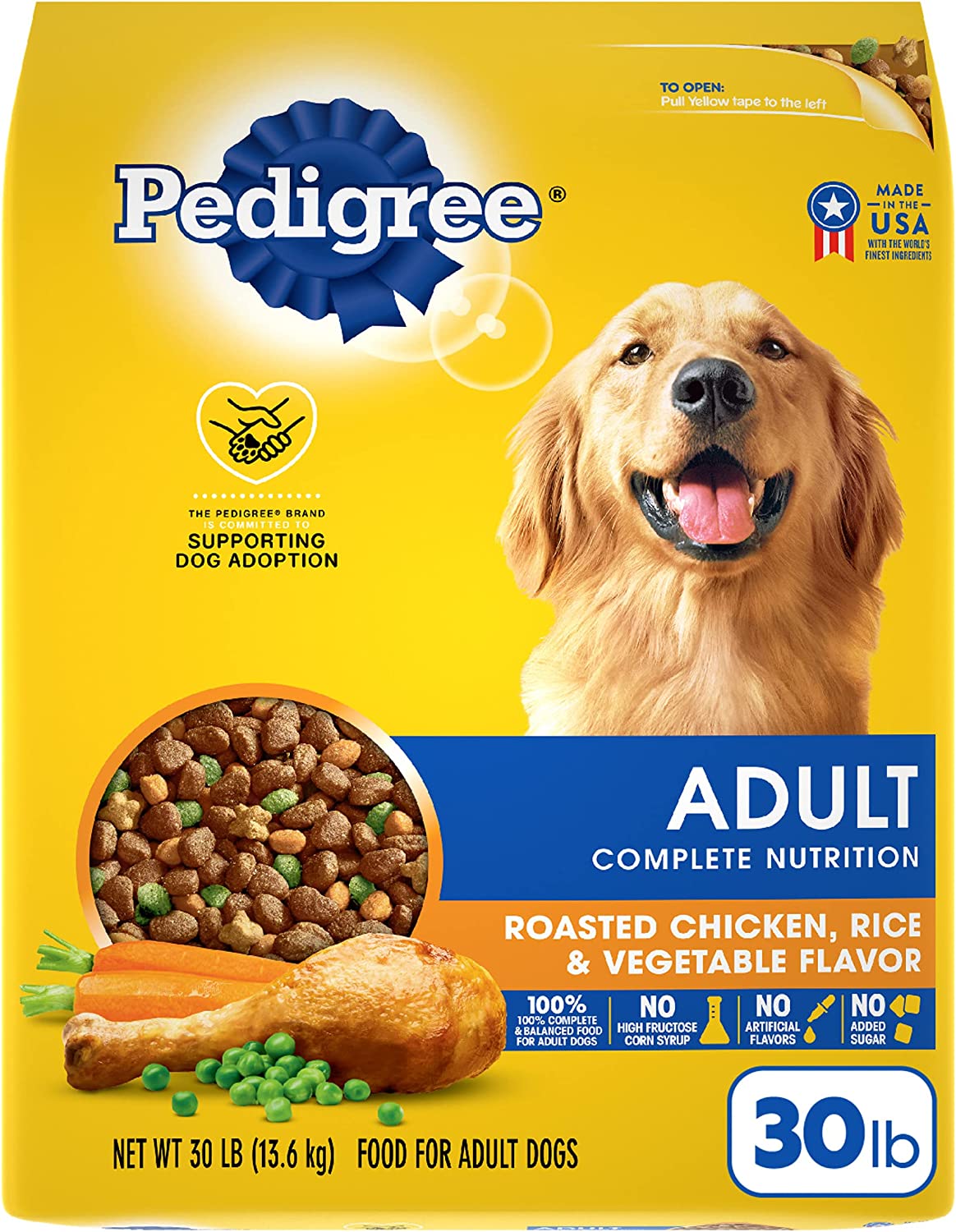 PEDIGREE ADULT CHICKEN 30LB X1