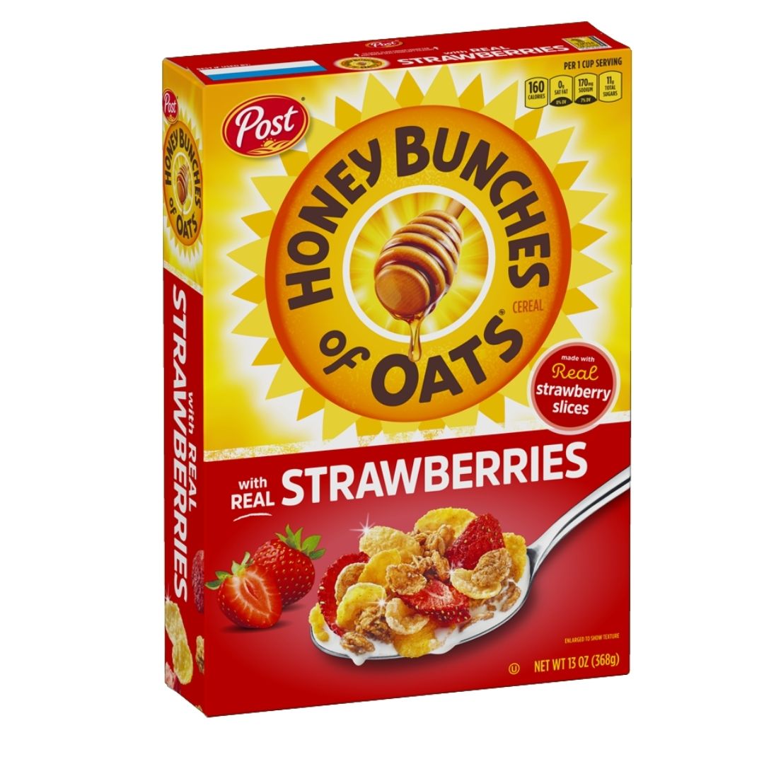 POST HONEY BUNCHES OF OATS STRAWBERRY 12 / 14.5OZ