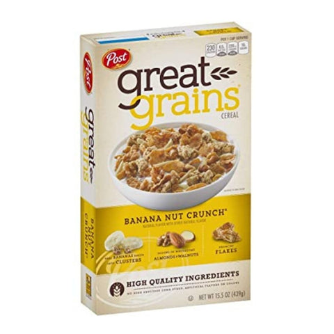 POST Great Grains BANANA NUT CRUNCH 12/16OZ