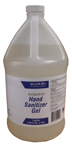 UNSCENTED HAND SANITIZER GEL x 1 Gallon