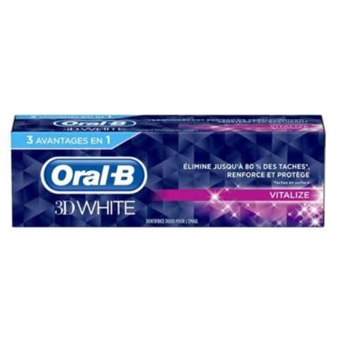 ORAL B DENTAL 3D WHITE REVITALIZE (75ML/12)