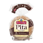 TOUFAYAN BREAD PITA WHOLE WHEAT12OZ