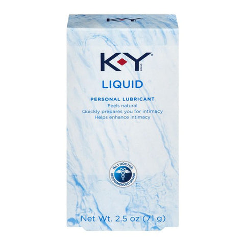 K-Y LIQUID LUBRICANT 2.5ozX4PK