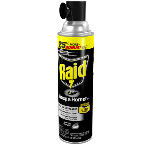 RAID WASP & HORNET INSECT REPELLENT 17.5OZ