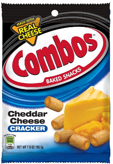 COMBOS CHEESE CHEDDAR CRACKER 7OZ x 12