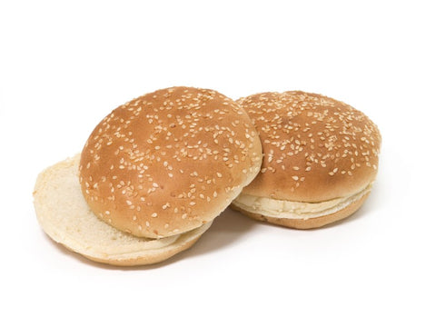 BUN HAMBURGER SESAME 5" 3.5Z 8/8C