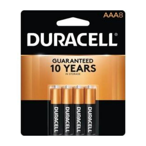 DURACELL 8PK AAA Alkaline Battery