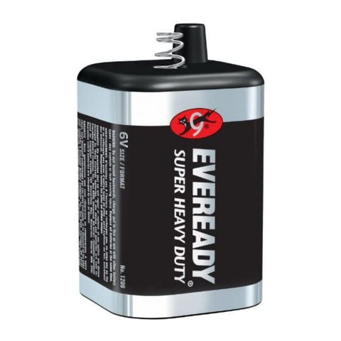 Eveready 6-Volt Super Heavy Duty Spring-Terminal Lantern Battery