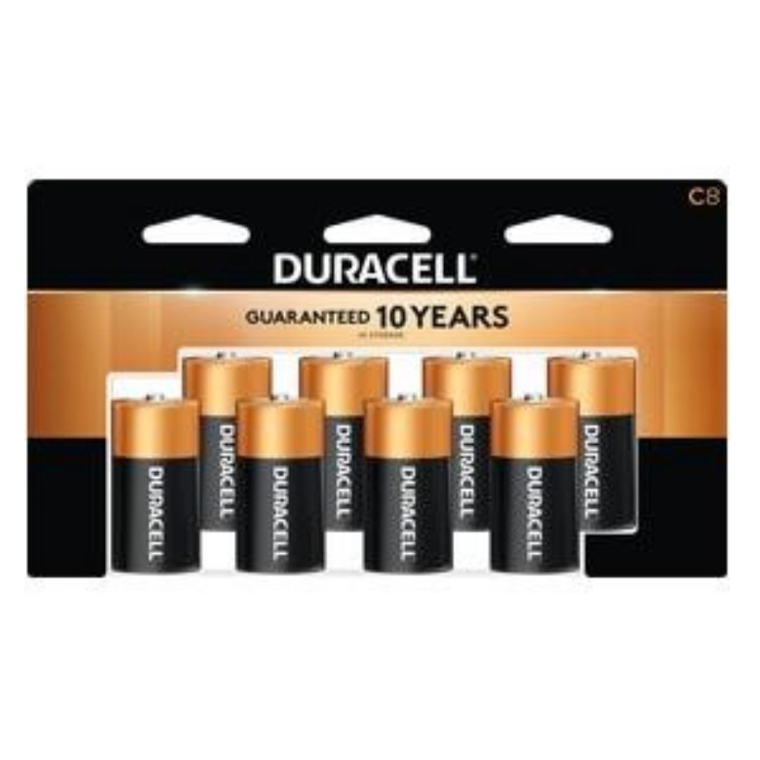 DURACELL BATTERY 8PK C