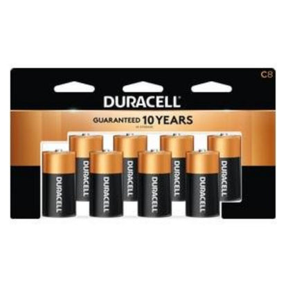 DURACELL BATTERY 8PK C