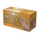 X3 CLEAR VINYL Powder Free IND Large GLOVES / 1