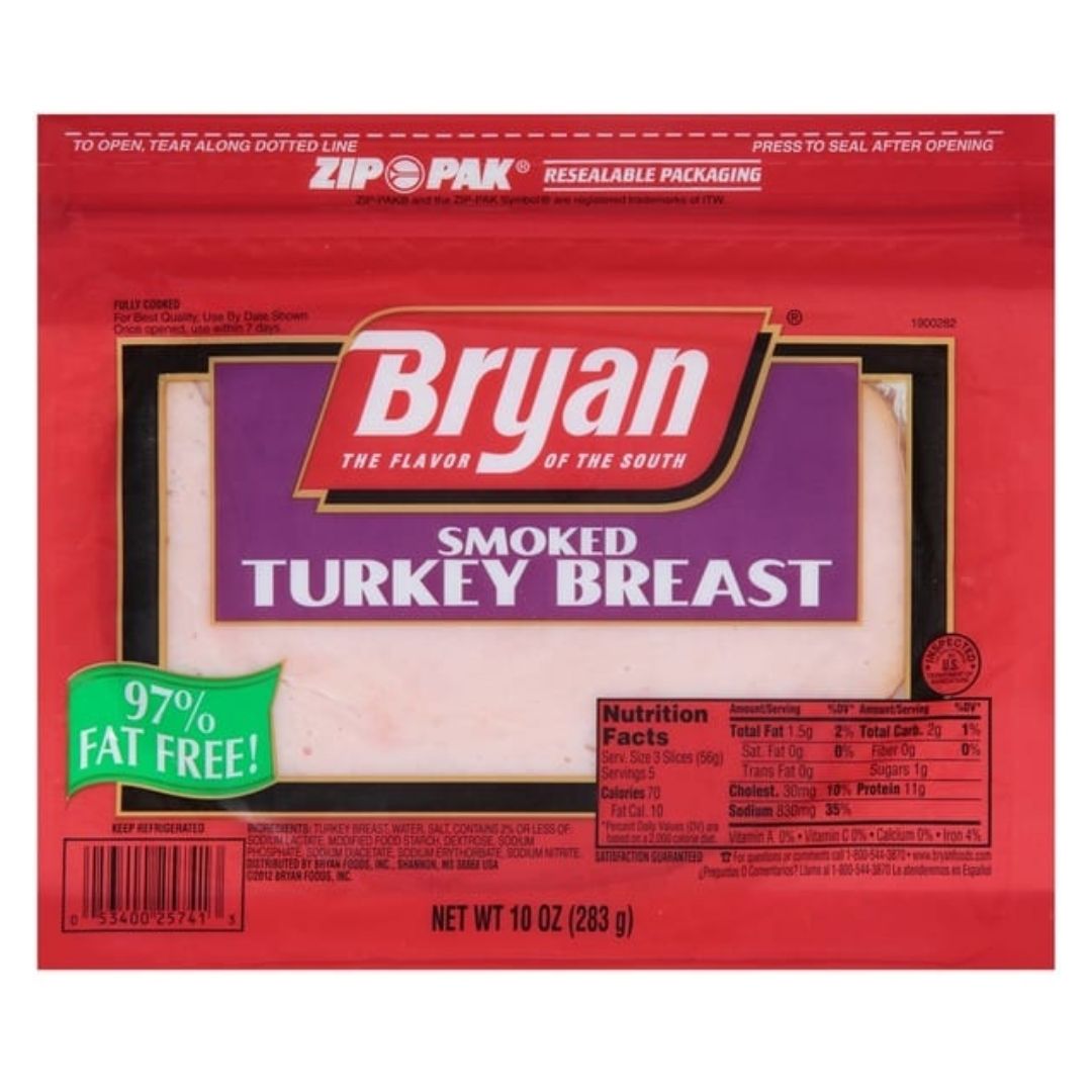 BRYAN LMT 4X6 TURKEY BREAST 16 / 10OZ