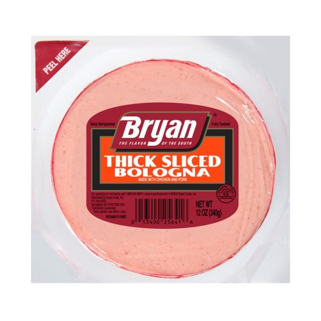 BRY THICK SLICED BOLOGNA 12OZ