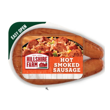 Hillshire Farm HOT SMOKED SAUSAGE 14OZ X 12