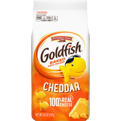 PEPPERIDGE FARM GOLD FISH CHEDDAR 6.6oz x 24Pck