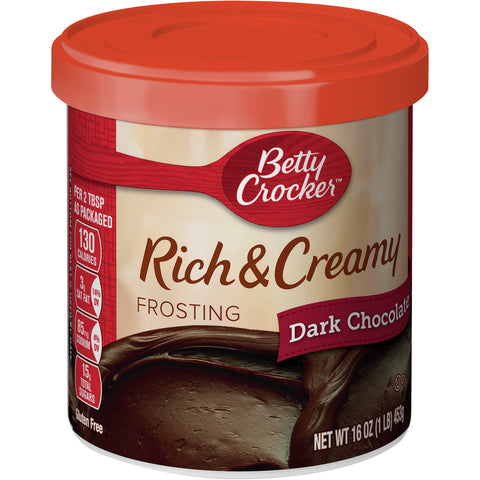 BETTY CROCKER Rich & Creamy DARK CHOCO 16OZ /8 /CS