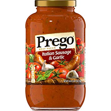 PREGO ITALIAN SAUSAGE & GARLIC (12 x 24oz)