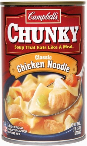 CHUNKY CHICKEN CLASSIC NOODLE 19OZ/12/CS