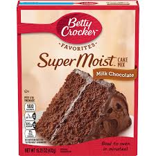 SUPER MOIST MILK CHOCO 15.25OZ/12/CS