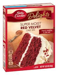 Betty Crocker SUPER MOIST RED VELVET ( 12 x 15.25 oz )